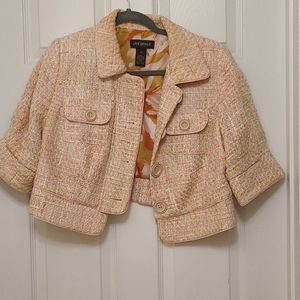 Cropped suit jacket